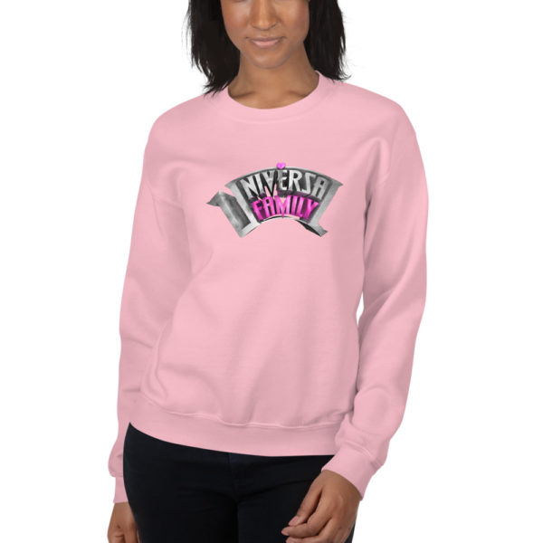 Universal Family Pink Logo Sweat Shirt - Image 4