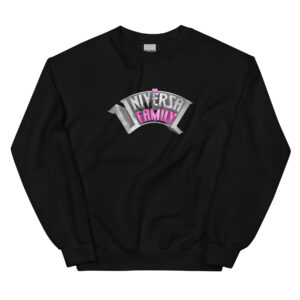 Universal Family Pink Logo Sweat Shirt